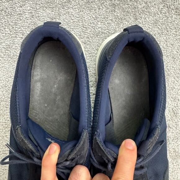 Wolf & Sheperd Crossover Longwing Suede Sneaker Shoes Mens 14M Navy Blue Casual - Picture 8 of 16